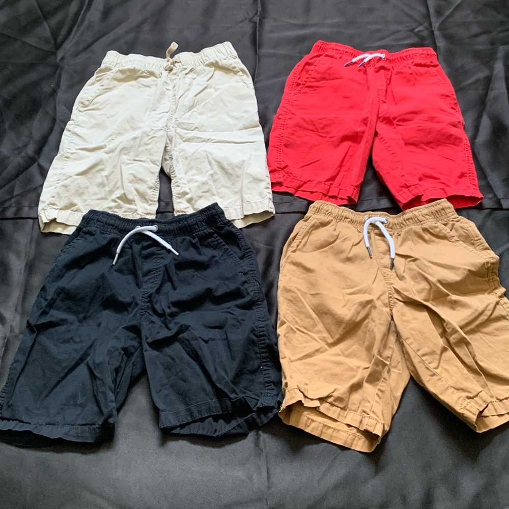 Four shorts for the price of one. Size medium 8-10 y/o boys